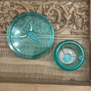 Hand Crafted Boots & Bubbly Resin Jewelry Holder